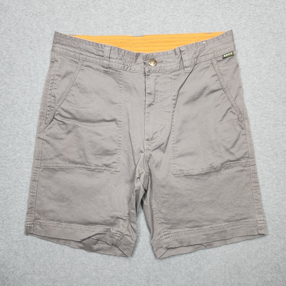 Howler‎ Brothers Shorts Mens 30 Gray Clarksville Walk Stretch Twill